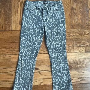 Paige leopard denim pants
